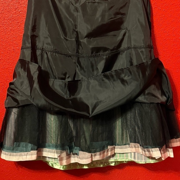 Anthropologie Snak Striped A-Line Skirt with Petticoat - Picture 5 of 8